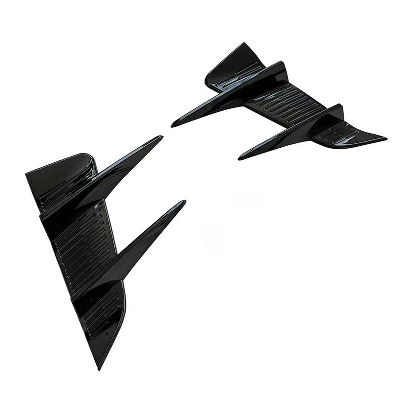 For MG MG4 EV MULAN 2022 2023 2024 2025 Body Kit Car Front Bumper Spoiler Bright Black Cover Trim Car Styling Side Air Vent Trim - Image 3