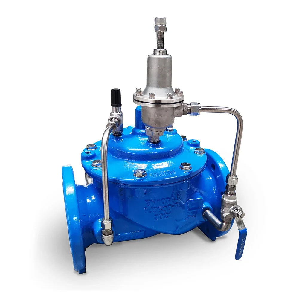 Pn10/16 صمام تعويم كروي ذو شفة مزدوجة لتخفيف الضغط وتخفيض صمام التحكم مع دعم تخصيص OEM