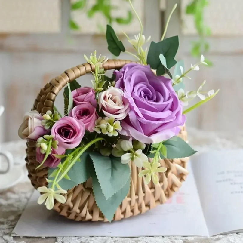 Willow Rattan Woven Wedding Ba - đánh giá và giá Wedding Hampers