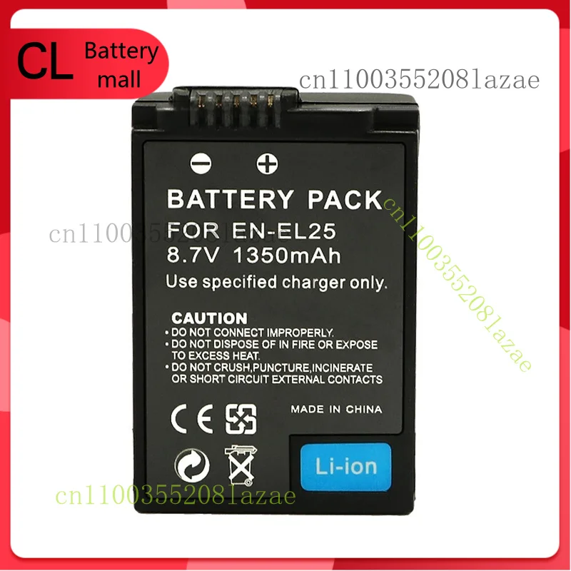 

2x EN-EL25 Battery for Nikon Z50 Z 50 Z FC Mirrorless Z Series Digital Camera