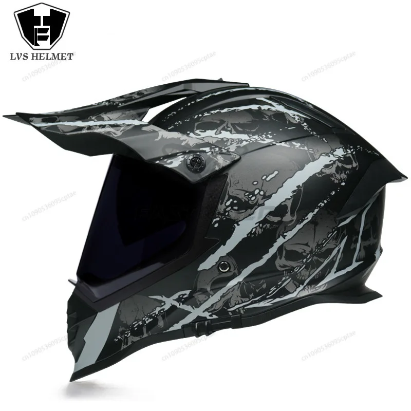 Full Face Motorcycle Helmet ABS Off-Road Helmet Professional Full-Over Rally Racing Helmet Men DH Downhill Capacete DOT