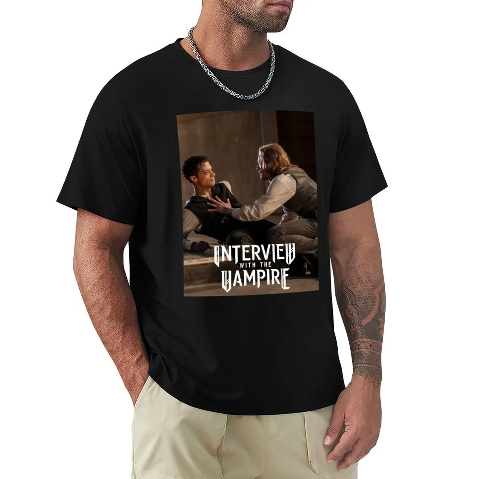 

Interview With The Vampire Minimalist Alternate T-Shirt Relaxed Fit Casual Short Sleeve Top