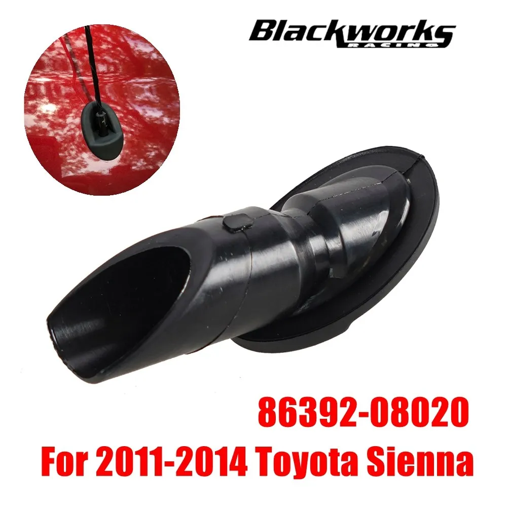 Antenna Ornament For 2011-2014 Toyota Sienna 86392-08020 Antenna Toppers Manual Radio Base Bezel Mounted Rubber Black