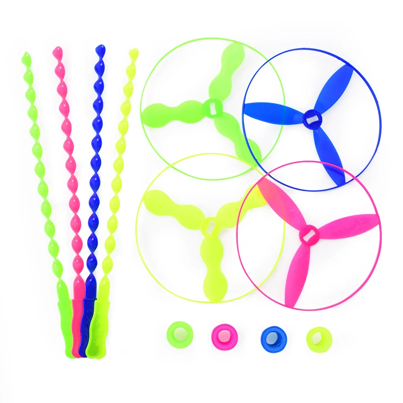10-50 Stück Flying Disc Toys Twisty Untertassen Hubschrauber Kindergeburtstag Gastgeschenke Schulpreise Hochzeit Partyzubehör – Detail 4