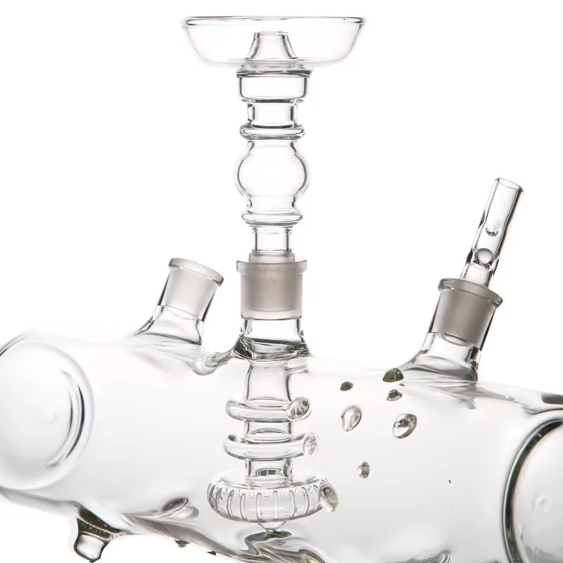 Handmade Universal Heat Resistant Glass Bowl for Shisha Hookah 18.8mm Male Joint Chicha Head Accessory Efficient Heat Management view 5
