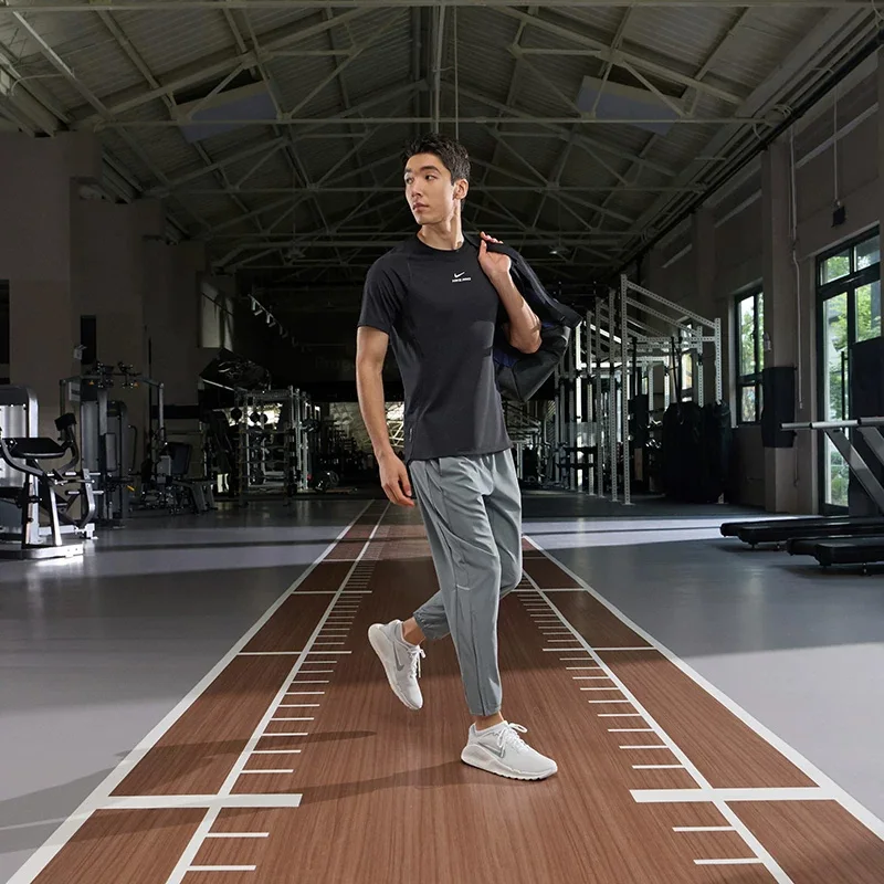 Nike Short-Sleeved Men's Summer Fitness Training Quick-Dry Breathable Running Shirt for Exercise T-Shirt HV0410-010