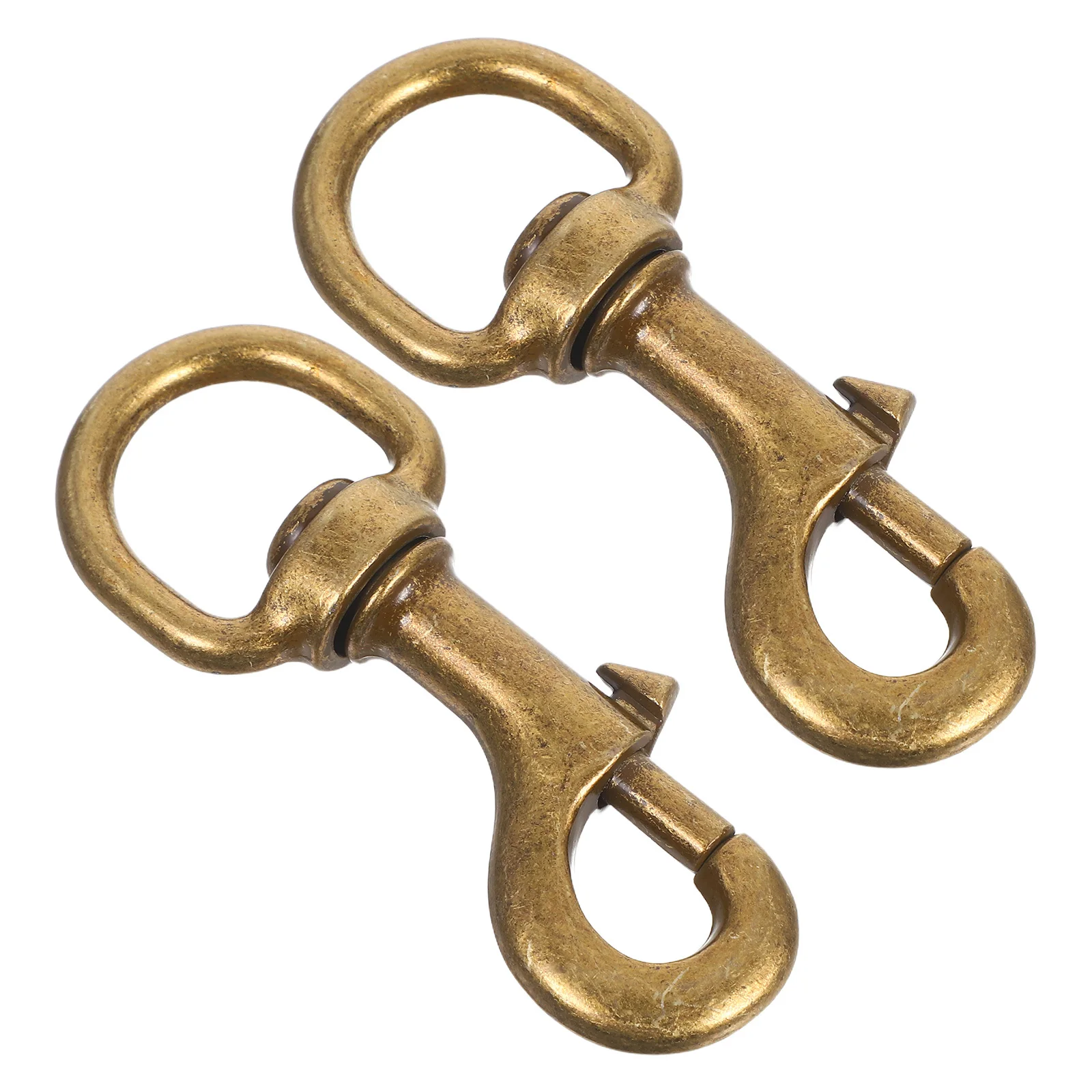 

2Pcs Pet Collar Hooks Heavy Duty Traction Rope Buckle Non Corrosive Zinc Alloy for Leash Keychain Camping Picnic Walking Dogs