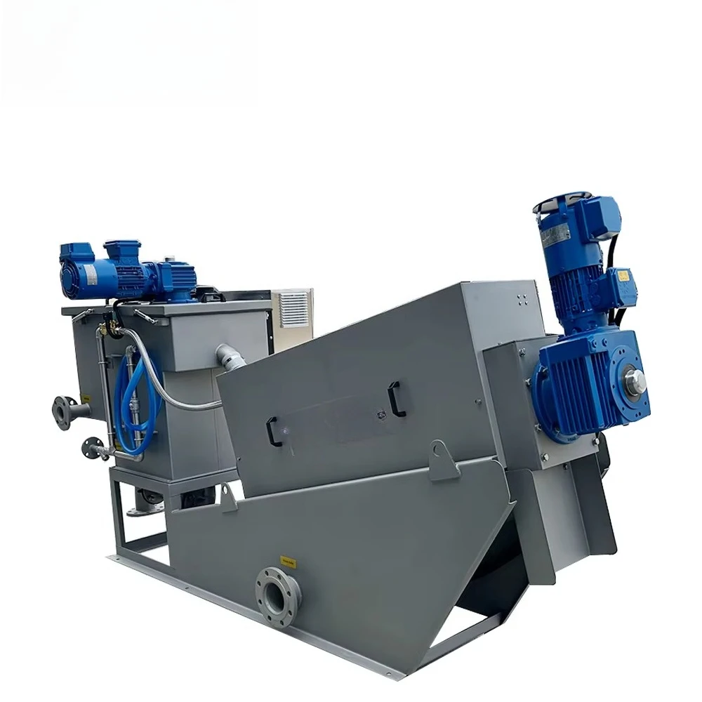 Sludge Dewatering and Drying Treatment Unit for Urban Water Management and Wastewater Treatment Engineering