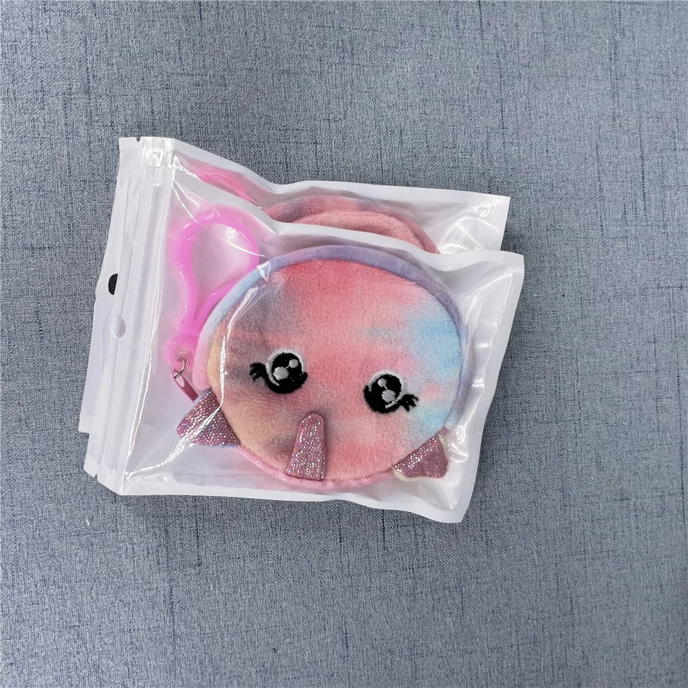 2Designs, 8CM Little Horse Plush Coin Bag , 8CM Pocket Coin Pouch Wallet Purse
