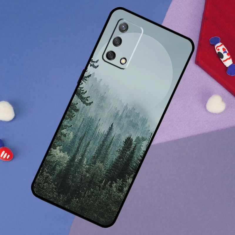 حافظة طبيعة الغابات الجبلية الجميلة لهاتف اوبو A60 A80 A40 A6 A5 Pro A15 A16 A17 A57 A94 A74 A54 A76 A96 A18 A38 A58 A78 A98 #3