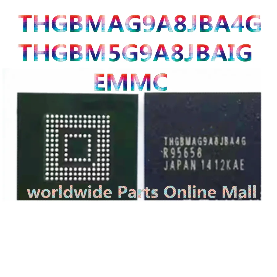 

1 шт.-5 шт. THBMAG9A8JBA4G THGBM5G9A8JBAIG подходит для Toshiba emmc 64G 153 шарики шрифт Б/у для посадки хороших шариков ic