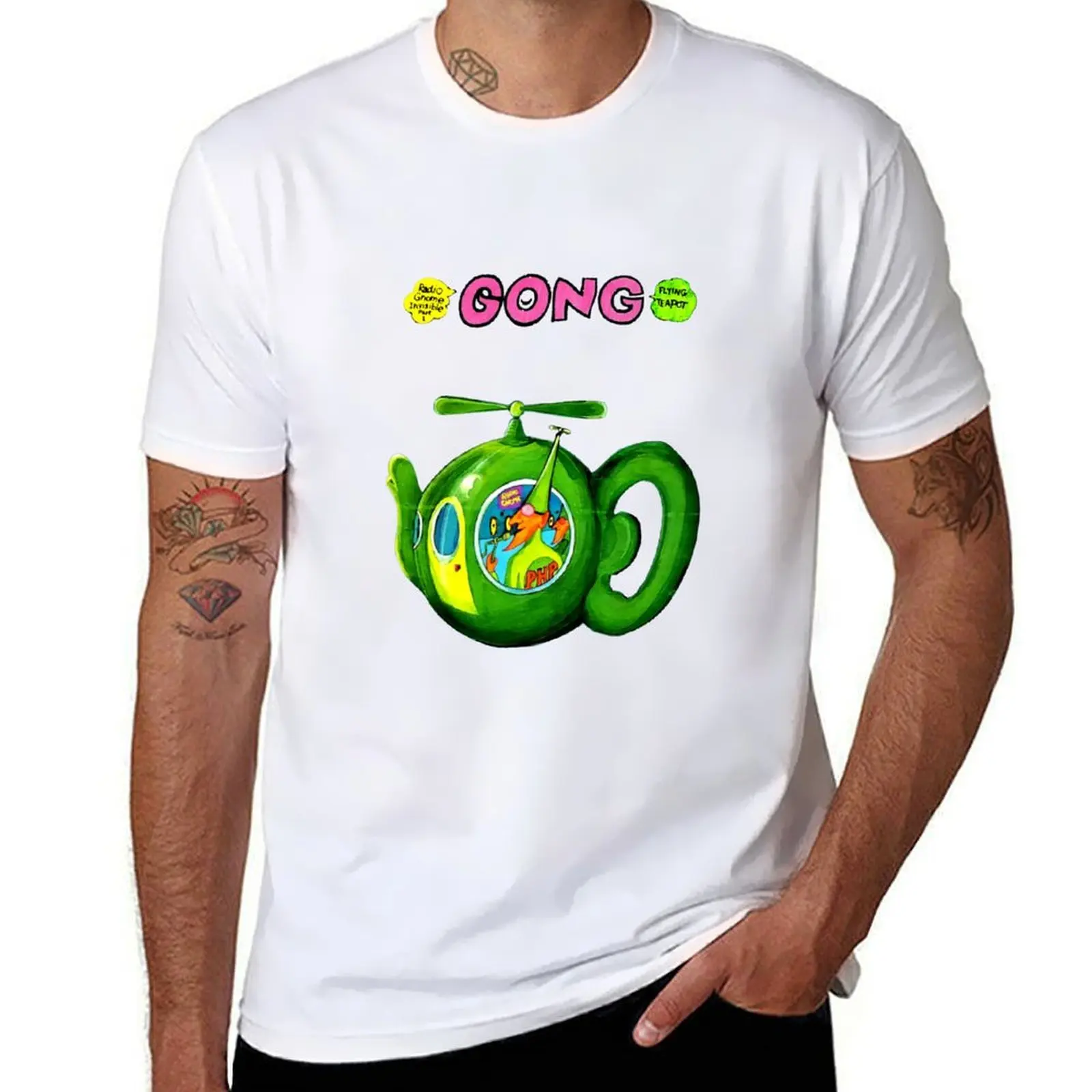 

Gong Flying Teapot T-Shirt man t shirt cotton high quality black cotton t-shirt plain for man package T-Shirt
