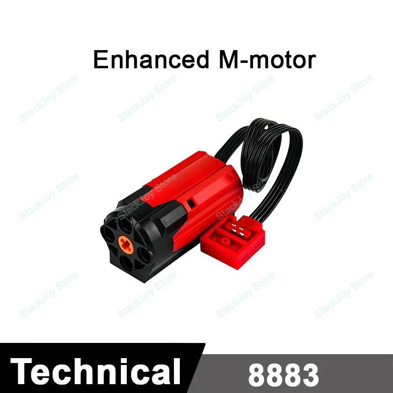 MOC Zugmotor-Kit Servo, Batteriekasten, IR-Fernbedienung, LED-Leuchten, Leistungsfunktionen, Teile für intelligente technische Bausteine-Kreationen