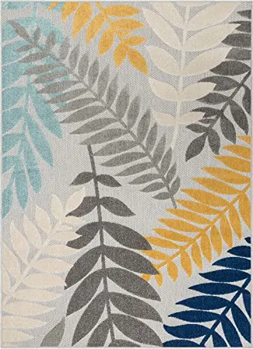 Modern Tropical Leaves Carpet for Living Room Home Decoration Coffee Table Mats Household Sofa Rug Non-slip Entry Door Mat