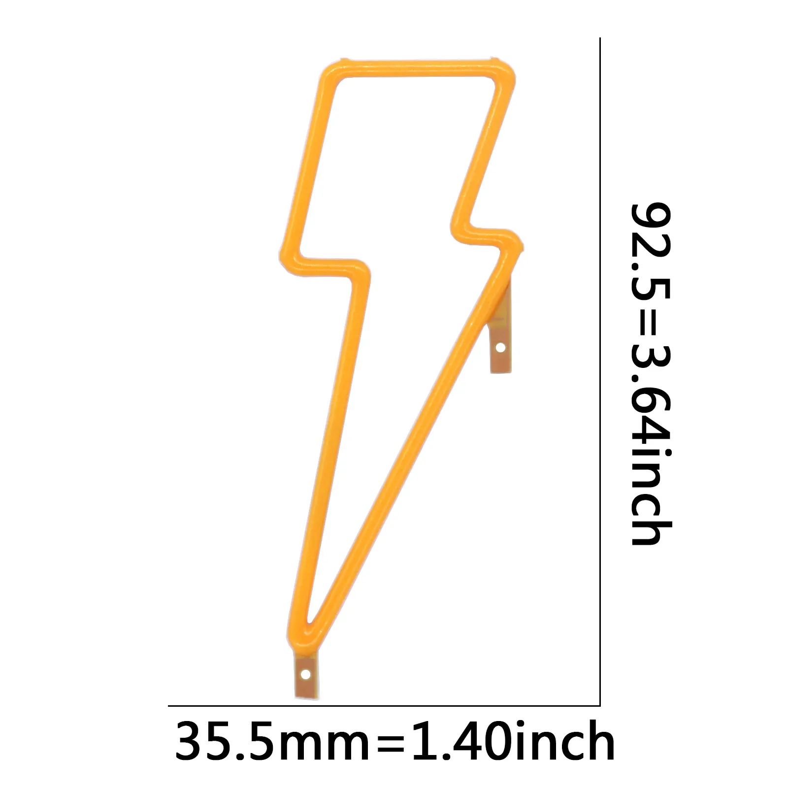 LED kilat COB DC3V lilin Retro Edison LED filamen bentuk petir dioda dekorasi pesta liburan aksesoris bohlam DIY