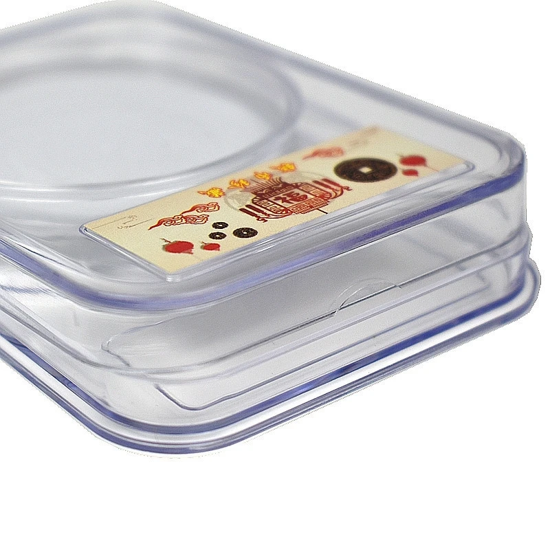 10 قطعة العالمي 46 مللي متر عملة حامل كبسولة المنظم صندوق عرض بلاطة مع رغوة طوقا ل 16/20/25/27/30/38/46 مللي متر عملة جمع