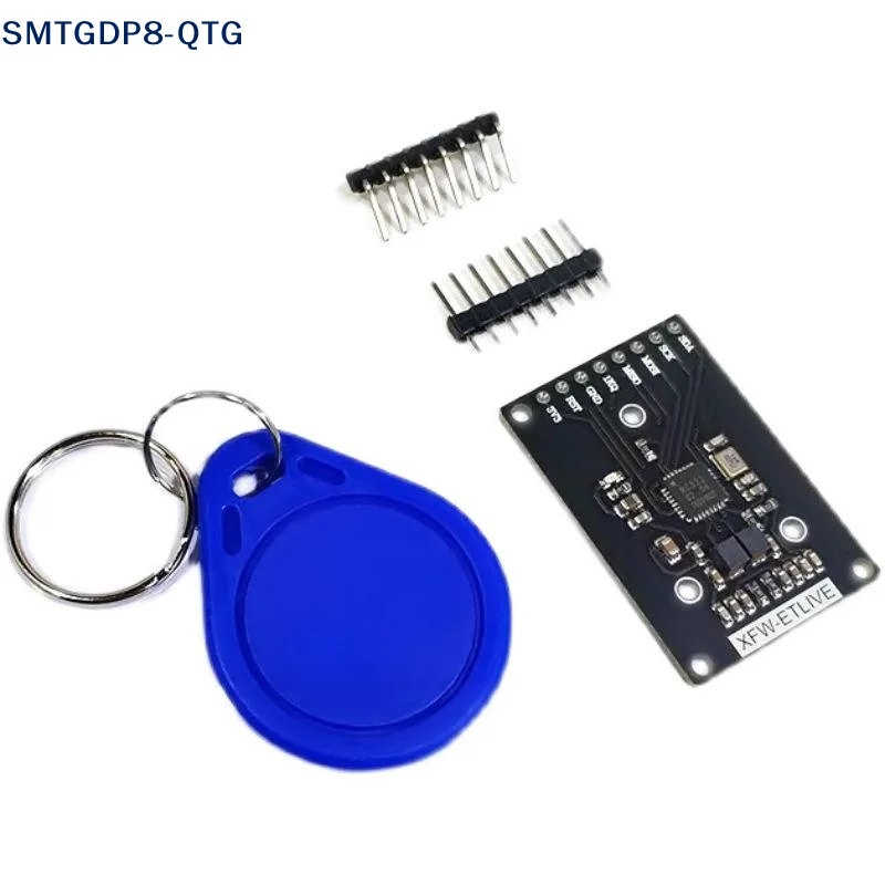 New 13.56MHz Frequency RFID Module SPI Interface Compact RC522 MINI Module 3.3V IC Reader Writer Access Control Systems