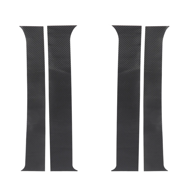 TTOPLINK PVC fibre de carbone fenêtre extérieure Center pilier autocollant décoration couverture pou