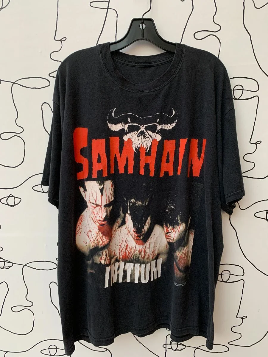 1999 ''Danzig Samhain'' Initium Blood Ritual Graphic Unisex Tshirt