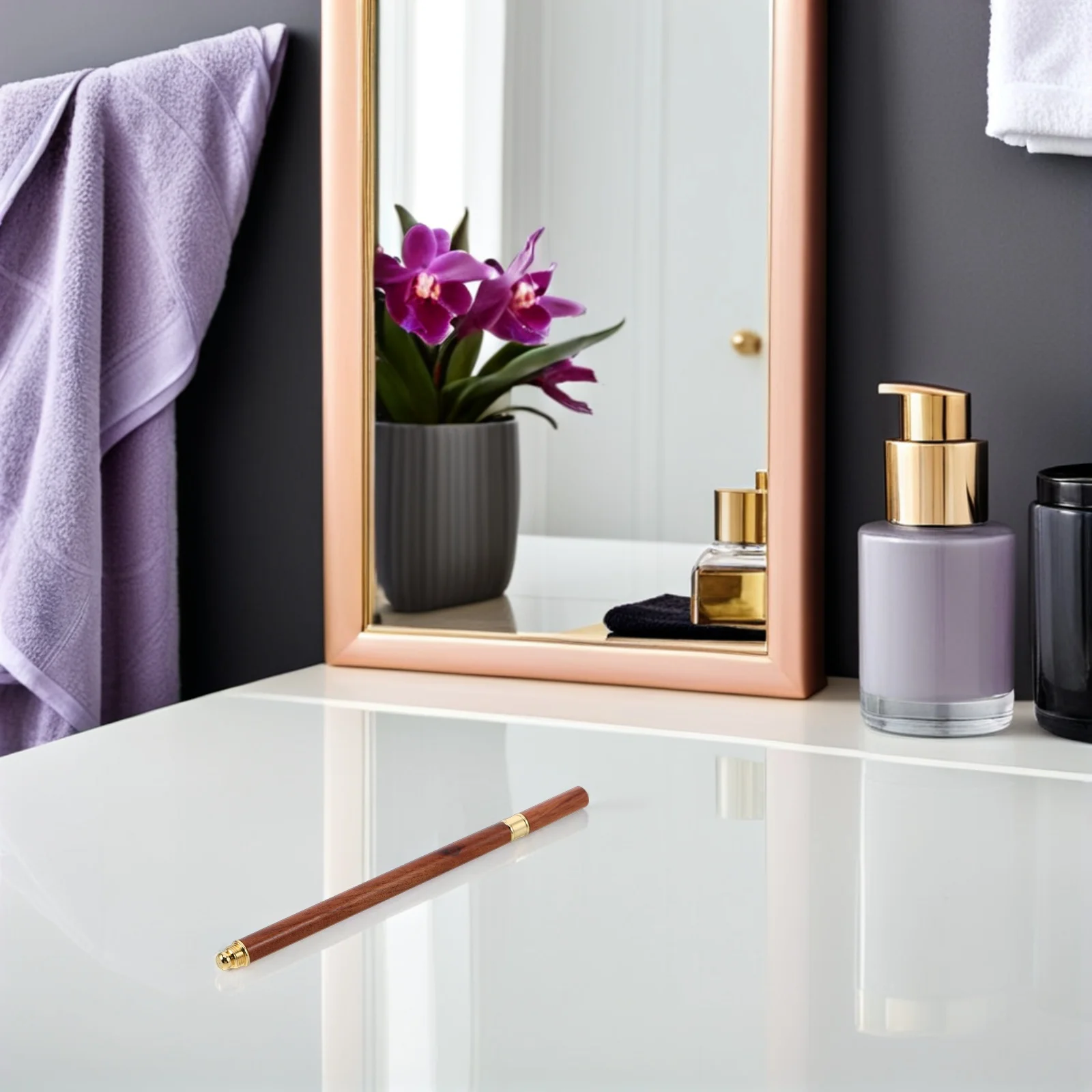 Nail Art Brush: Long Line Fine Tip Wood Handle For Precision Gradient Ombre Shading Detailing Japanese Style Acrylic Gel