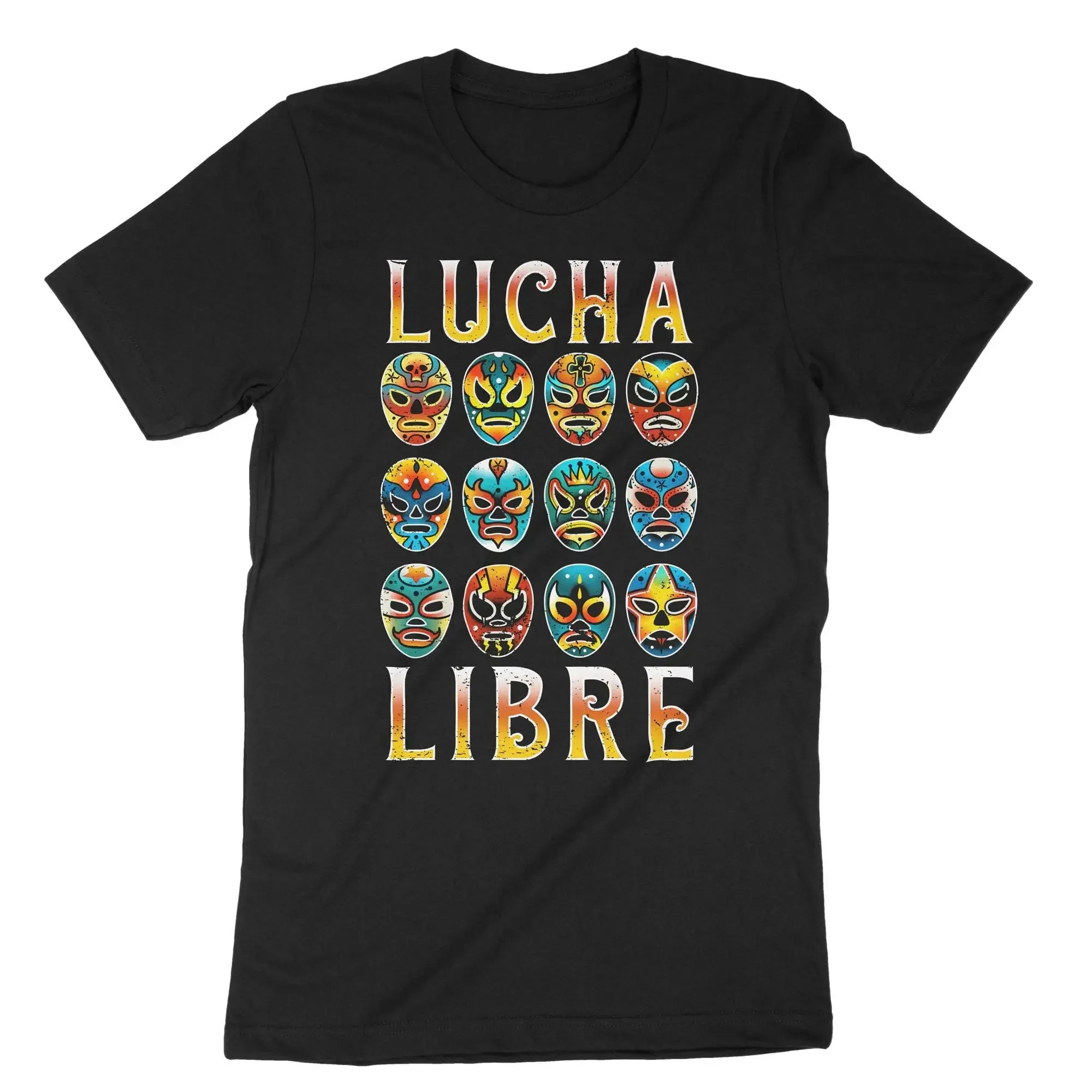 Camiseta Lucha Libre, máscara de luchador de lucha mexicana, Luchador Tijuana, México