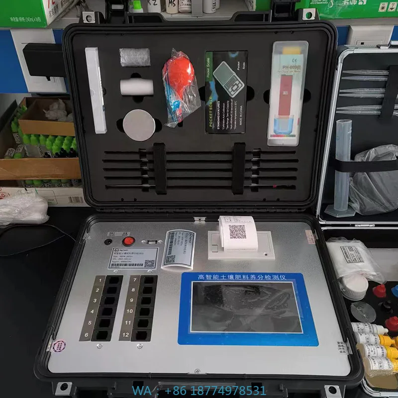 Soil Nutrient Analyzer in Fields and GreenhousesHigh Precision and Rapid Detection Is Suitable for Professional