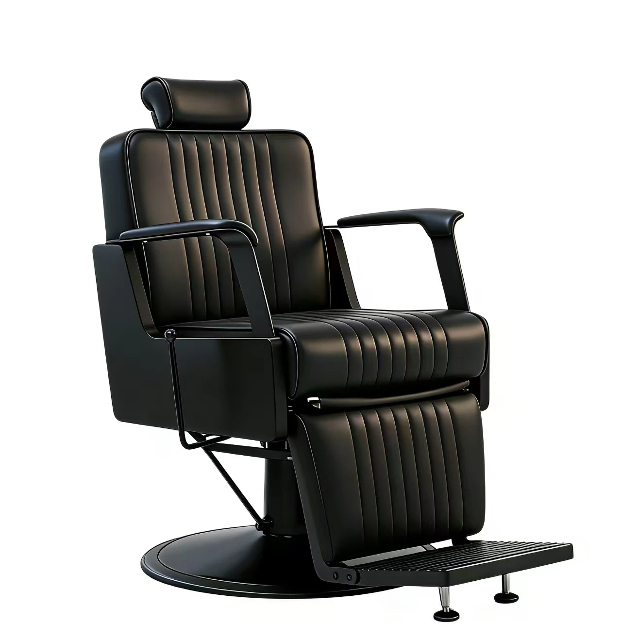 Barber Men's Retro Oil Head Chair Salon Hair Salon Exclusive for Hair Salon Foldable Hot Dyeing Hair Cutting Shaving