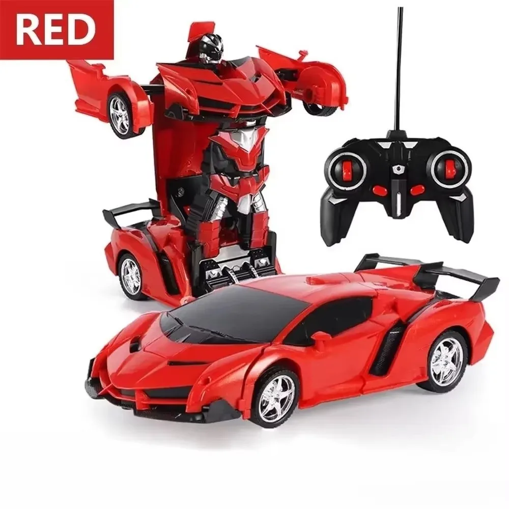 Nuova auto robot trasformabile 2 in 1 Deformazione con un solo tasto Deformazione telecomando Auto elettrica RC Auto regalo