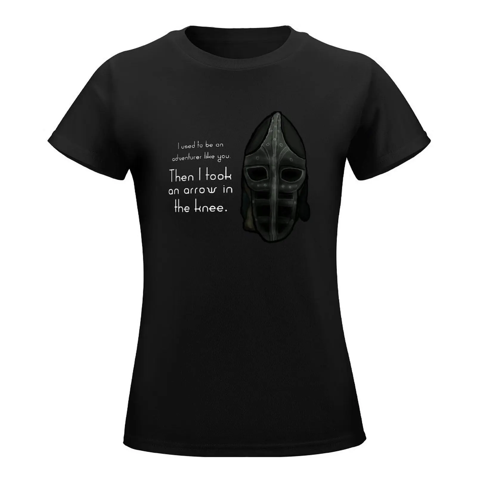 Then I Took an Arrow in the Knee T-Shirt lady clothes hippie clothes Female clothing tops Women