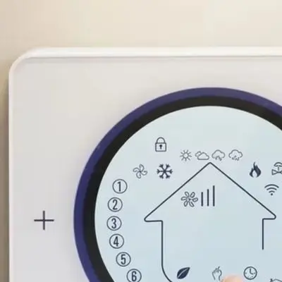 For Smart Digital Thermostat 5+1+1 Programmable Temperature Controller ABS Material Backlit LED Display For Home Heating Cooling