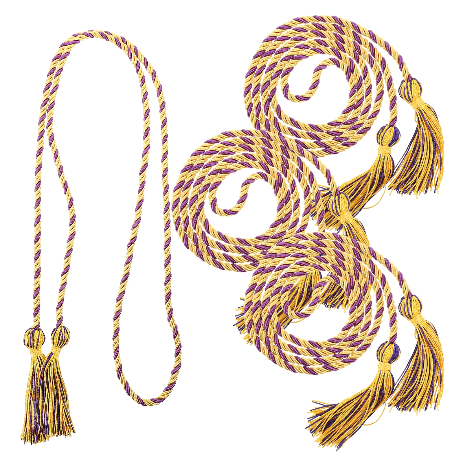 

Gown Bachelor's Degree Tassels Fringe Graduation Costume Cord Ceremony Party Supplies Men and Women