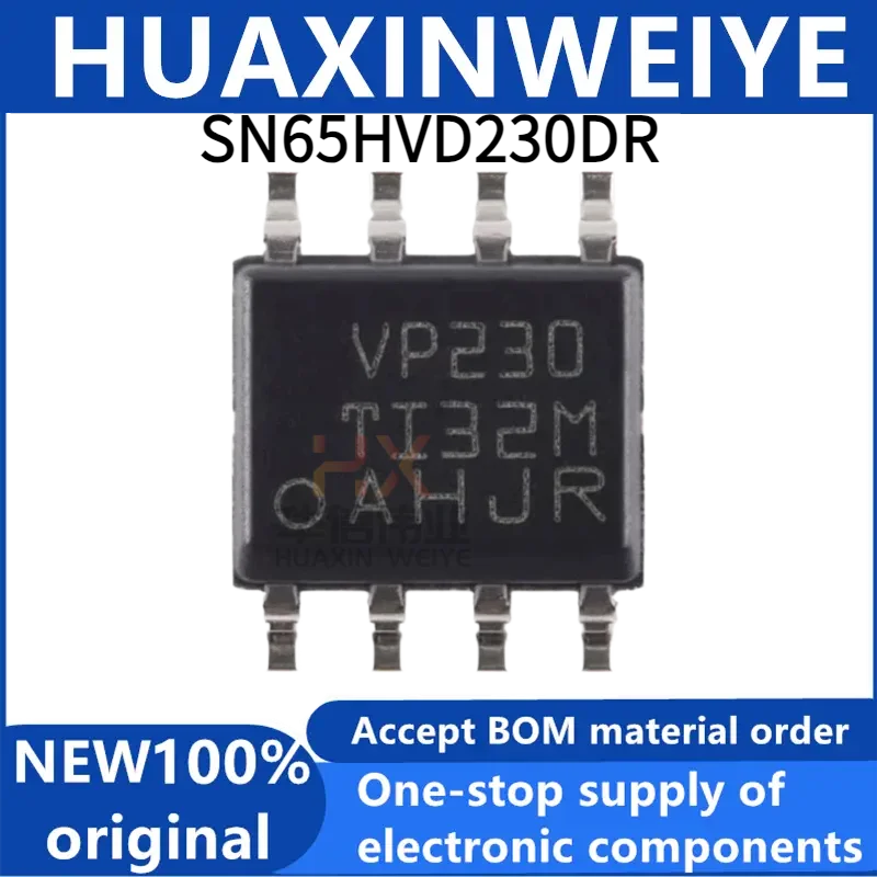 10pcs New original SN65HVD230DR VP230 3.3V CAN transceiver chip SOP8 65HVD230