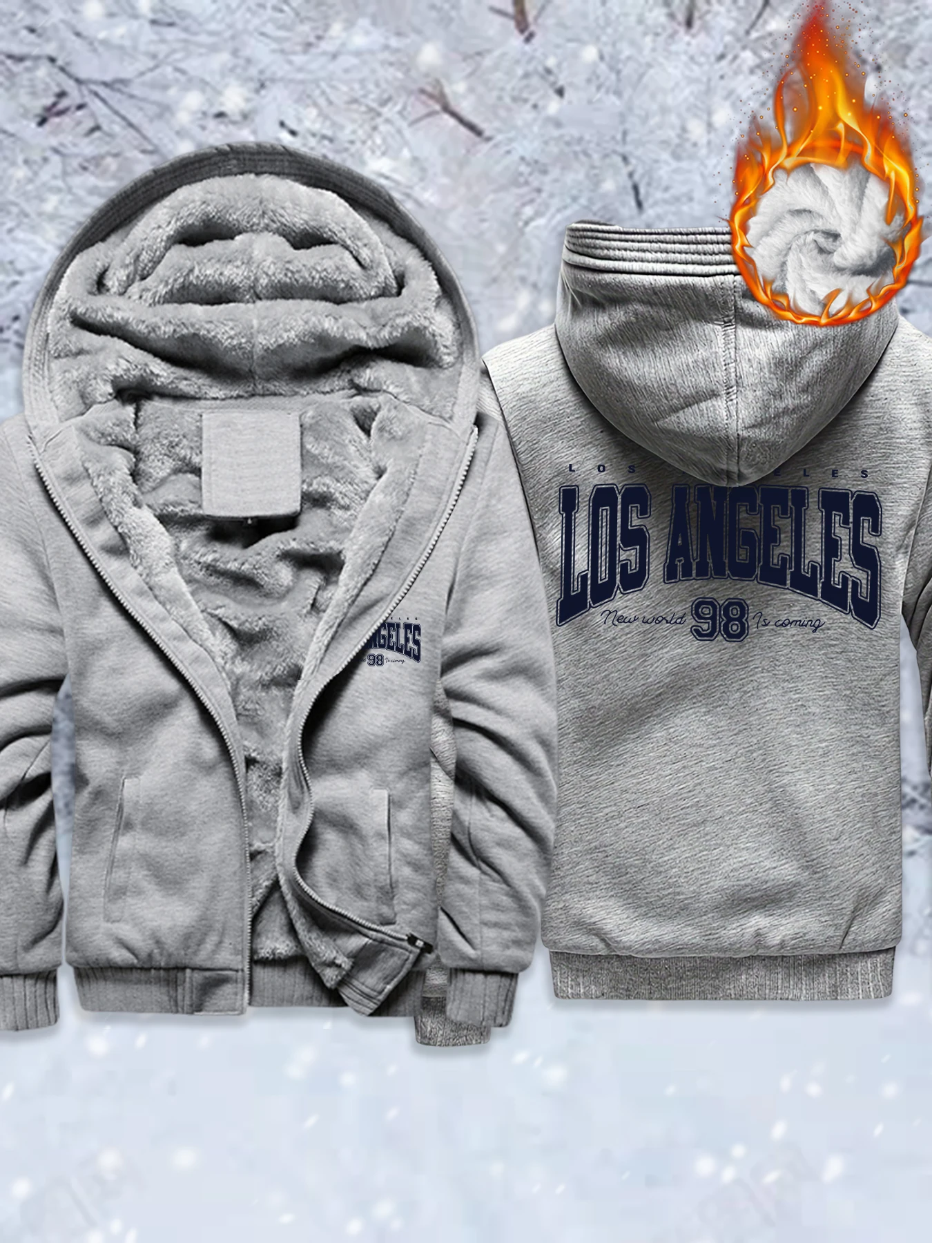 

Лос-Анджелес, новый мир приходит, мужские флисовые куртки на молнии с принтом, зимняя утепленная верхняя одежда, удобные топы, теплая базовая жилетка, одежда