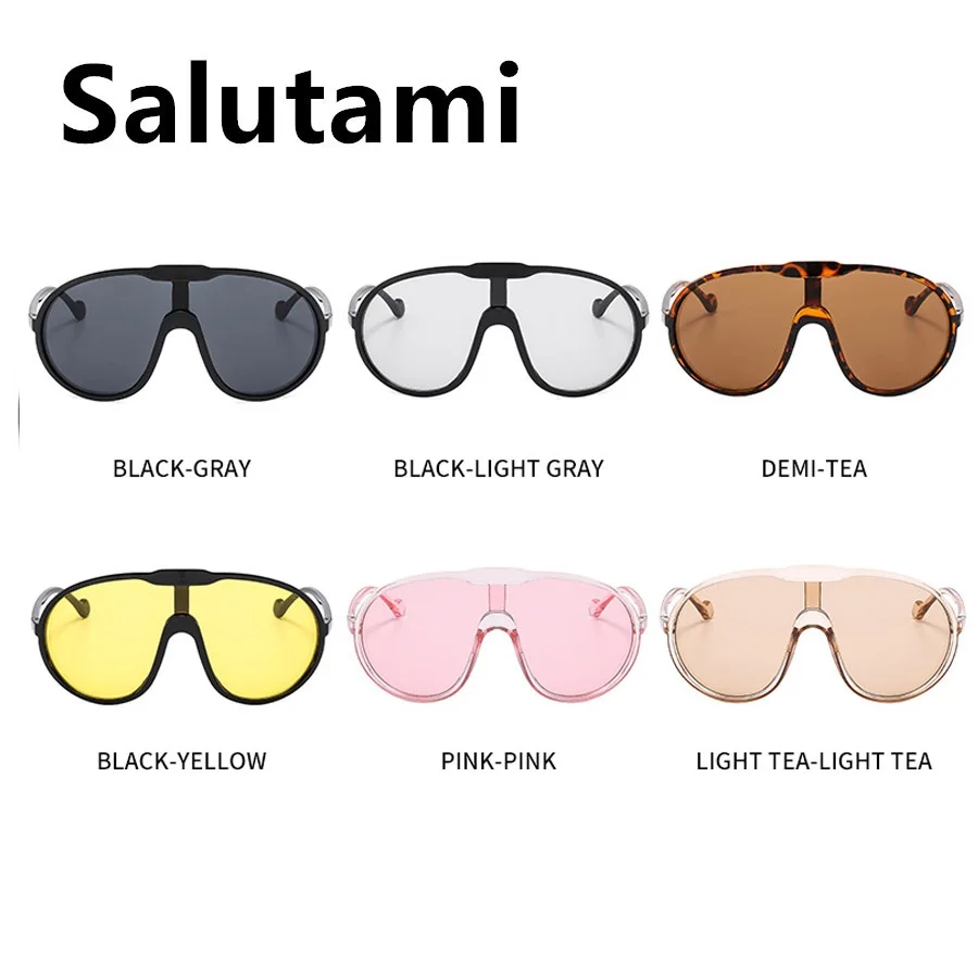 vintage oversize one piece silver mirror sunglasses women fashion shield sexy sun glasses ladies trendy Y2K eyewear uv400 shades