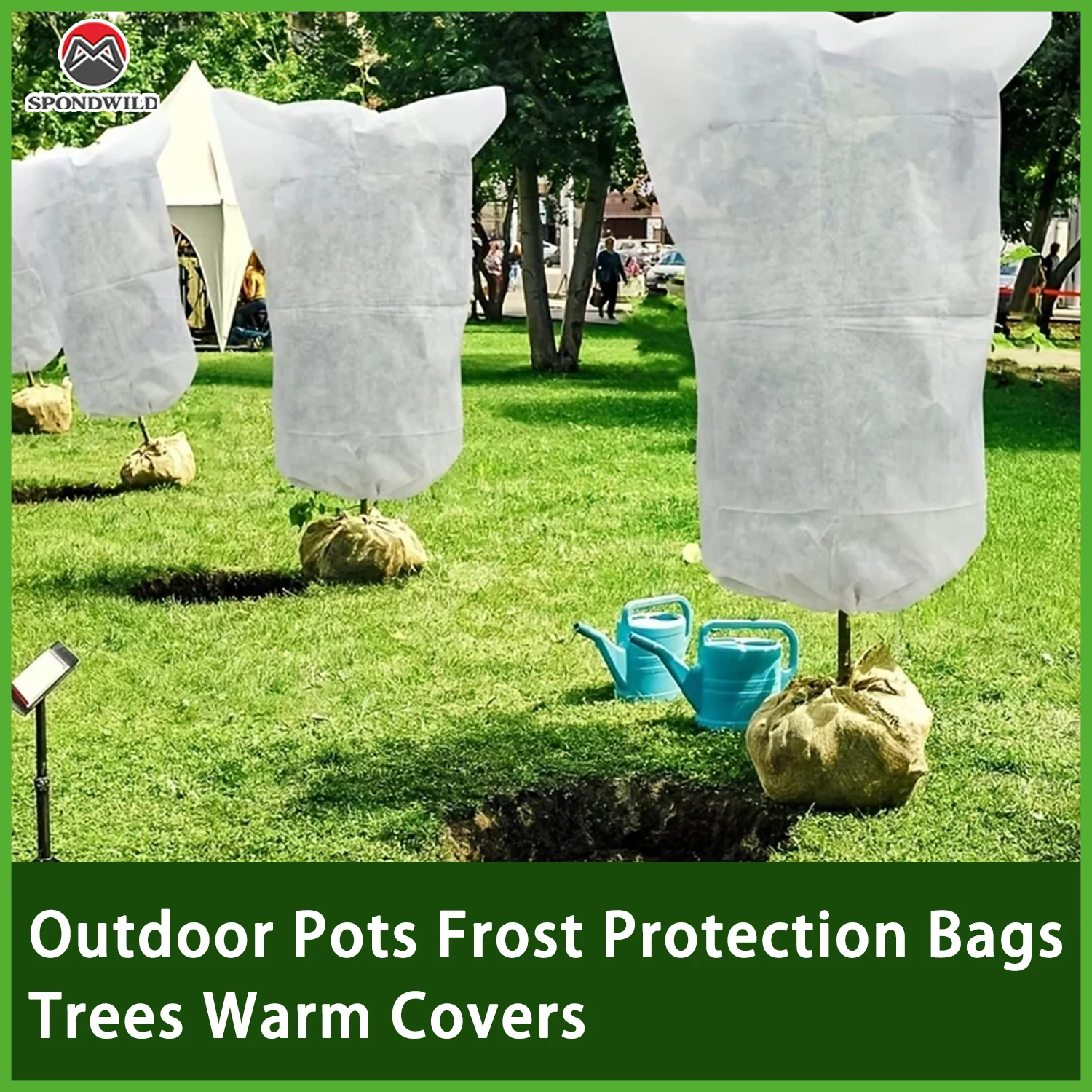 Winter Plant Covers Shrub Plant Protecting Anti Cold  Outdoor Pots Frost Protection Bags Trees Warm Covers Non-Woven Bag