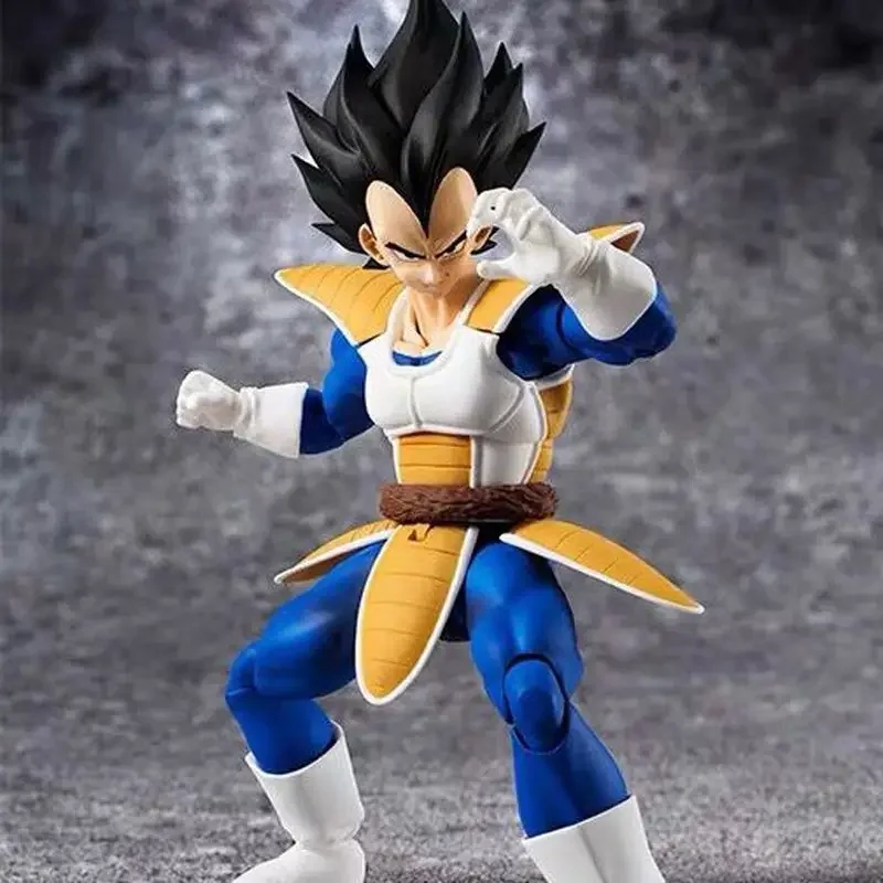 

16CM Anime Dragon Ball Z SHFiguarts Vegeta Articulate Joint PVC Moveable Action Figure Super Saiyan Combats Collection Model Toy