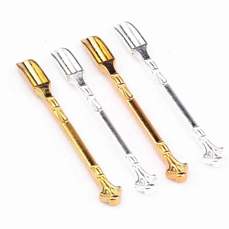 Metal Mini Shovel Multifunctional Gold Color Kitchen Utensils Mini Powder Spoon Dessert Spoon Small Special Spoon Stirred R