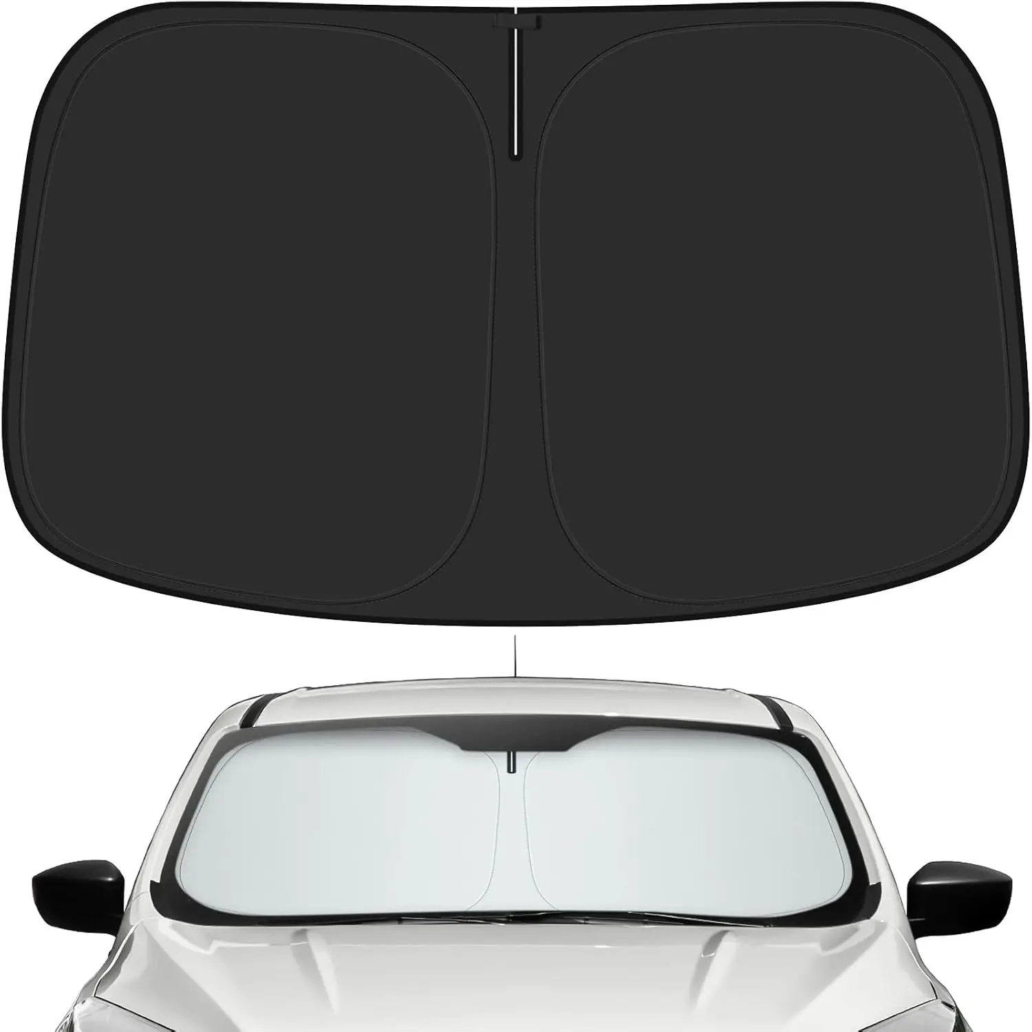 

Car Windshield Sun Shade for Ford 2013-2019 Escape Accessories (OEM Design) Reflective Foldable Heat Insulation Sunshade for Ult