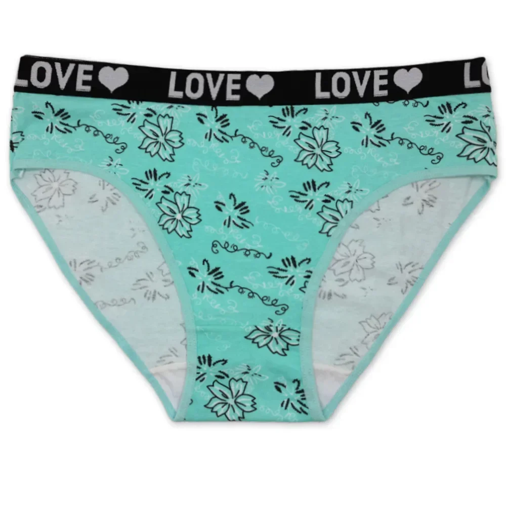 Dámské kalhotky Bavlněné spodní prádlo Slipy Plus Size Dámské kalhotky Dámské spodní prádlo Vysoký pas Spodní prádlo Široké pásky 6 kusů/sada - náhled 4