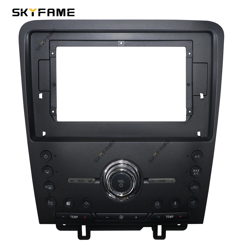 SKYFAME 자동차 프레임 근막 어댑터 Canbus 박스 디코더 포드 머스탱 용 안드로이드 라디오 대시 피팅 패널 키트