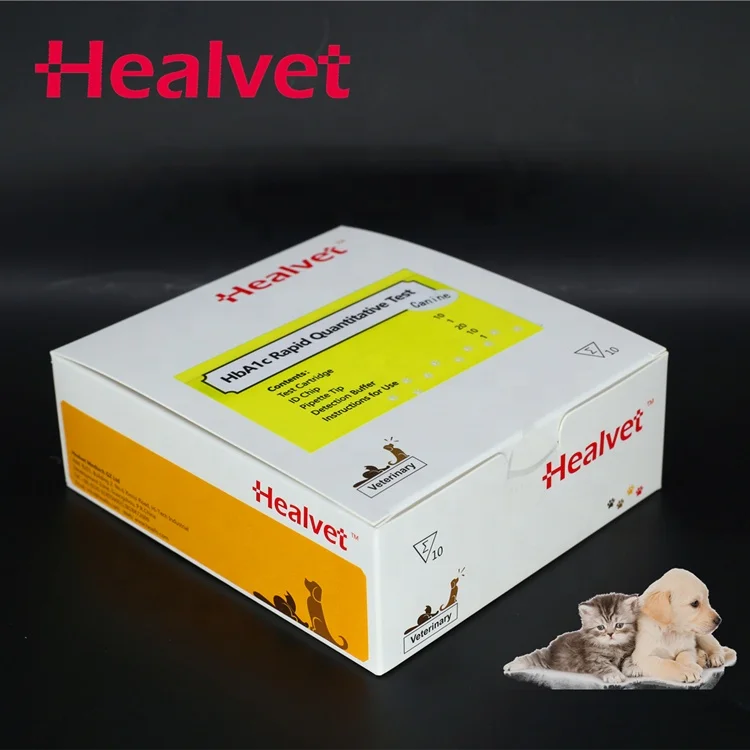 

Hot Selling Canine Rapid HbA1c Glycated Hemoglobin A1c Kit Monitoring Canine Diabetes