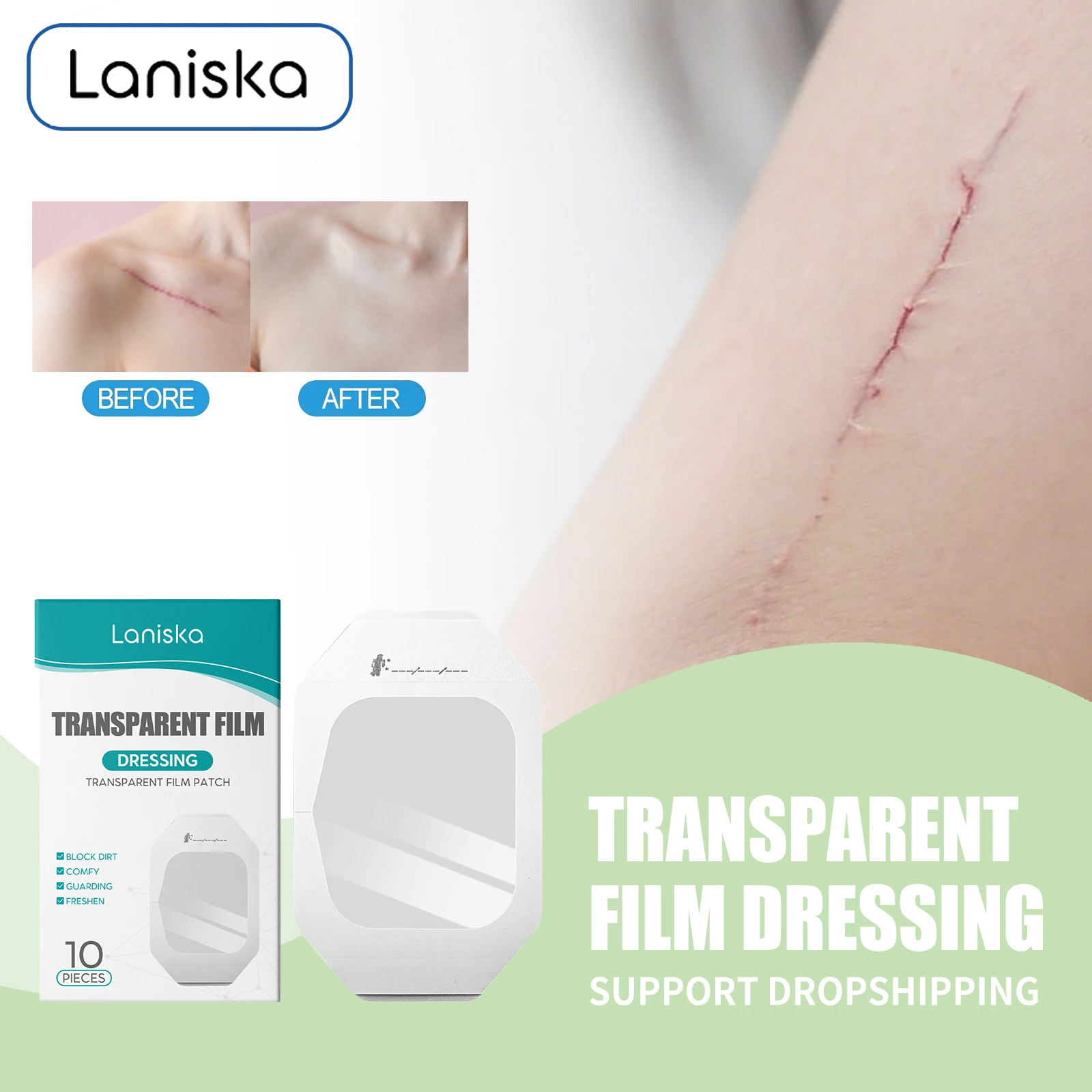 

Transparent Film Dressing Waterproof Wound Plaster Breathable Band Aid Stickers Self-Adhesive Bandage Wound Protection Patches