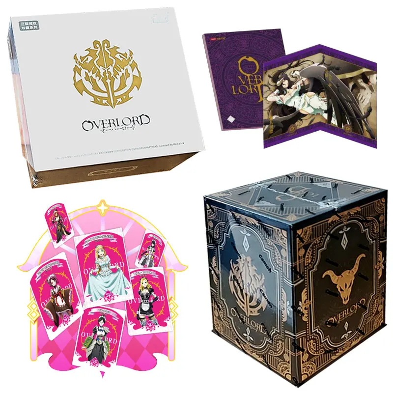 

Newest Bargain Price Overlord Booster Box Japanese Anime Figure Albedo Trading Game CCG TCG Collection Card For Gift