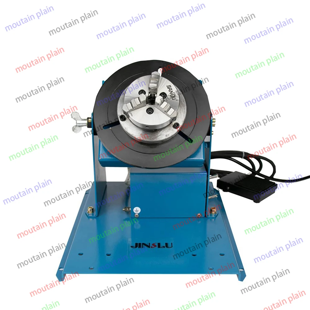 Rotary Welding Positioners Welding Turntable Equipment Welding Table Rotator 220V BY-10 10KG  with K01-65 Chuck and Foot Switch