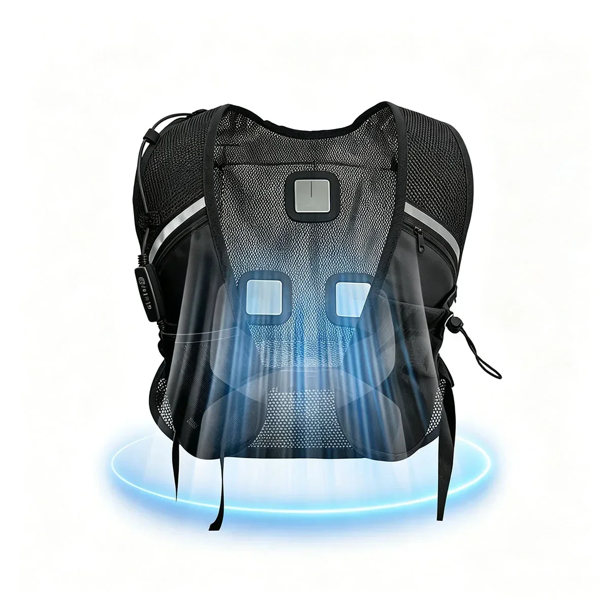 3 Peltier Semiconductor Cooling Vest USB 3 Speed Adjustable Summer Heat Relief Work Vest for Construction Fishing Factory Worker 썸네일 3