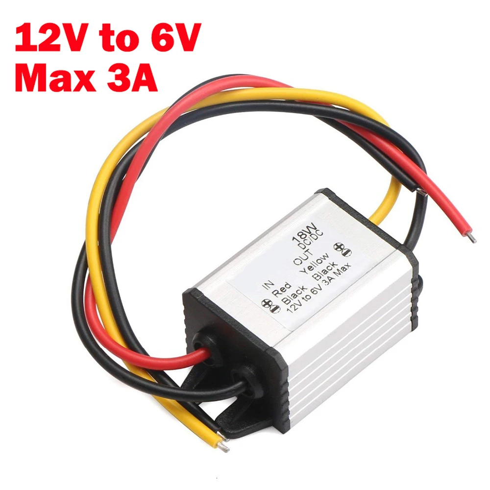 

12V to 6V Buck Converter Voltage Regulator 12V to 6V DC-DC Converter Power Supply Voltage Converter Buck Step-down Module