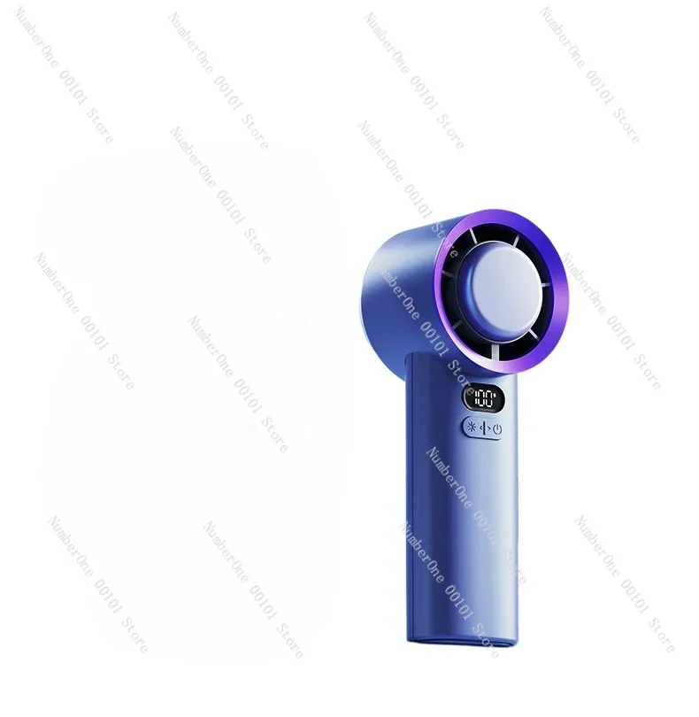 

cold air ice compress portable fan small portable mini charging silent electric fan cooling artifact