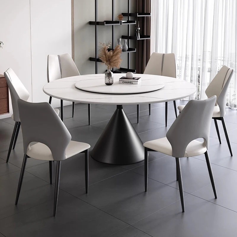 Mesa de jantar moderna de luxo redonda nordic sala estar café restaurante mesa jantar bistrô designer muebles móveis comerciais