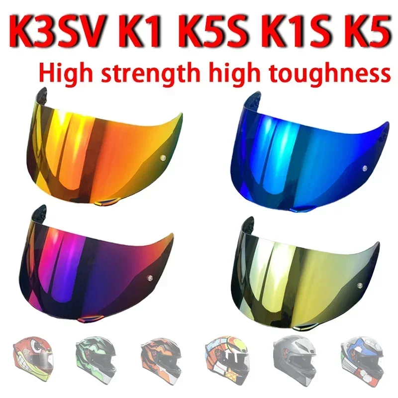 K1S Visor for AGV K1 K1S K5S K5 Motorcycle Helmet Accessories UV Protection Visera Casco Moto Helmet Accessories