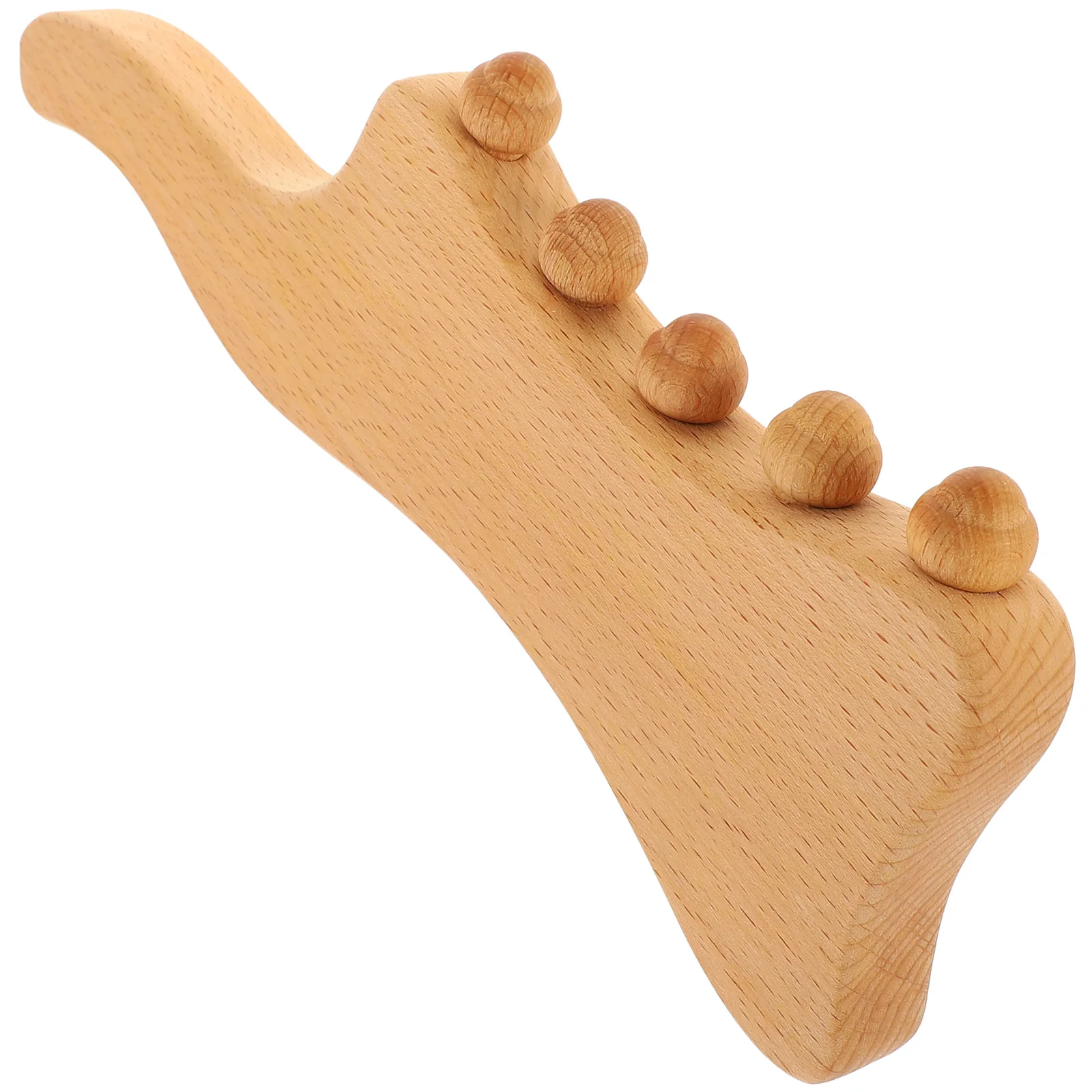 

Massage Stick Beech Tool Back Head Massager Guasha Board Body Massage Bar Neck Pain Relief Home Use Portable